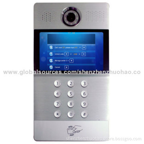 China ACTOP IP-based Video Doorphone with 8-zone Alarm, Supports Flat to Flat Intercom